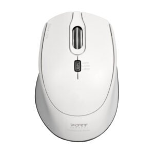 Port Connect Silent 1600DPI 3 Button Wireless Mouse - White - TauTech South Africa