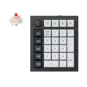 Keychron Q0 Max QMK Gateron Jupiter Red RGB Wireless Custom Number Pad Carbon Black - TauTech South Africa
