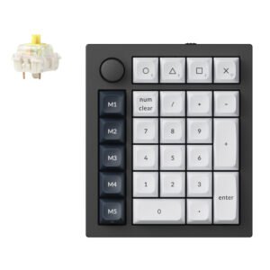 Keychron Q0 Max QMK Gateron Jupiter Banana RGB Wireless Custom Number Pad Shell White - TauTech South Africa