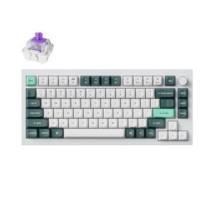 Keychron Q1H-P1 QMK Wireless Custom Keyboard - White - TauTech South Africa