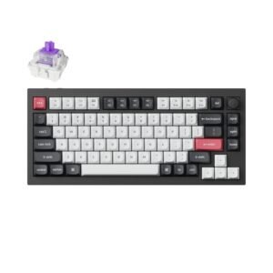 Keychron Q1H-M1 QMK Wireless Custom Keyboard - Black - TauTech South Africa