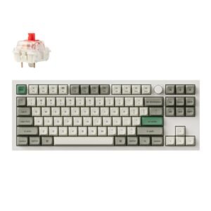Keychron Q3 Max 80% Full Assembled Knob Red Switch Hot-Swap Gateron Jupiter RGB Wireless Keyboard - Shell White - TauTech South Africa