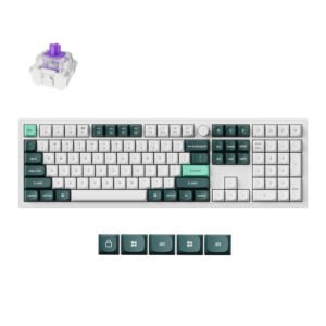 Keychron Q6 HE QMK Full-size Wireless Custom Mechanical Keyboard (Nebula Switch) – Shell White - TauTech South Africa