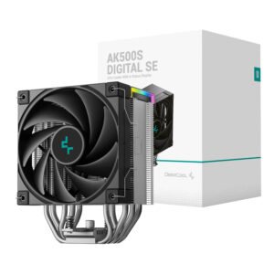 DeepCool AK500S Digital 120mm Air CPU Cooler - Black - TauTech South Africa