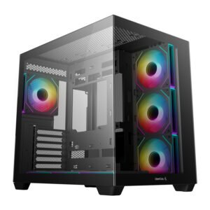 DeepCool CG530 7F ARGB ATX Gaming Chassis - Black - TauTech South Africa