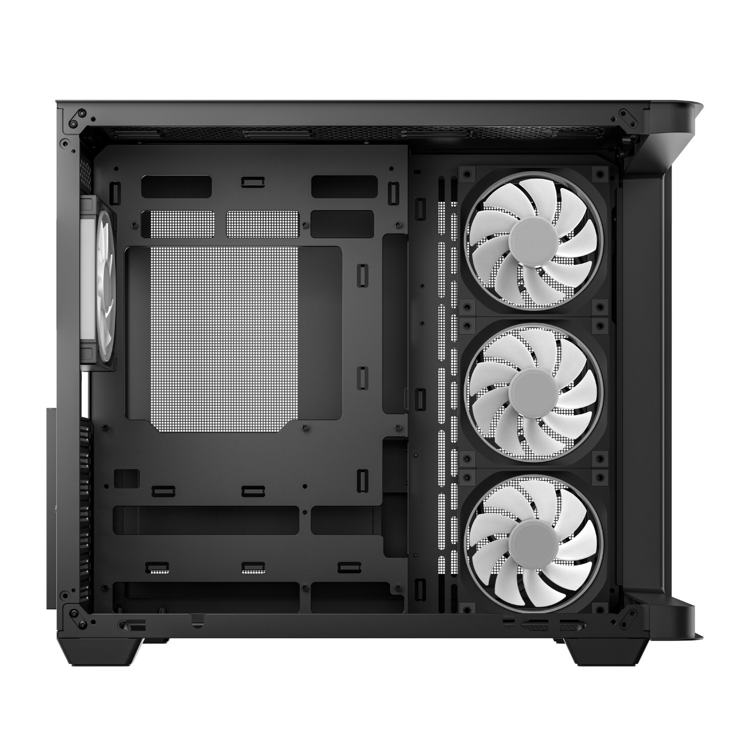 DeepCool CG530U 4F ATX Gaming Chassis - Black - Image 6