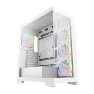 DeepCool CG580 4F V2 ARGB ATX Gaming Chassis – White - TauTech South Africa