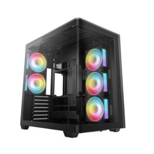 DeepCool CG590U 5F ATX ARGB Gaming Chassis - Black - TauTech South Africa