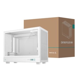 DeepCool CH160 PLUS Micro-ATX Chassis - White - TauTech South Africa