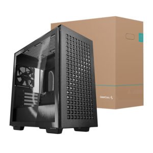 DeepCool CH370 Micro-ATX Gaming Chassis - Black - TauTech South Africa
