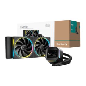 DeepCool LM240 ARGB 240mm AiO CPU Liquid Cooler - Black - TauTech South Africa