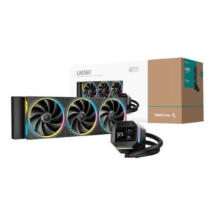 DeepCool LM360 ARGB 360mm AIO CPU Liquid Cooler - Black - TauTech South Africa