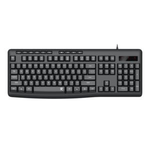 Redragon BK-7366 Full-size Ergonomic Wired Membrane Office Keyboard - Black - TauTech South Africa