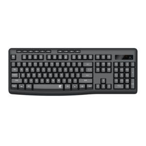 Redragon BK-7367 Full-size Ergonomic Wireless Membrane Office Keyboard - Black - TauTech South Africa