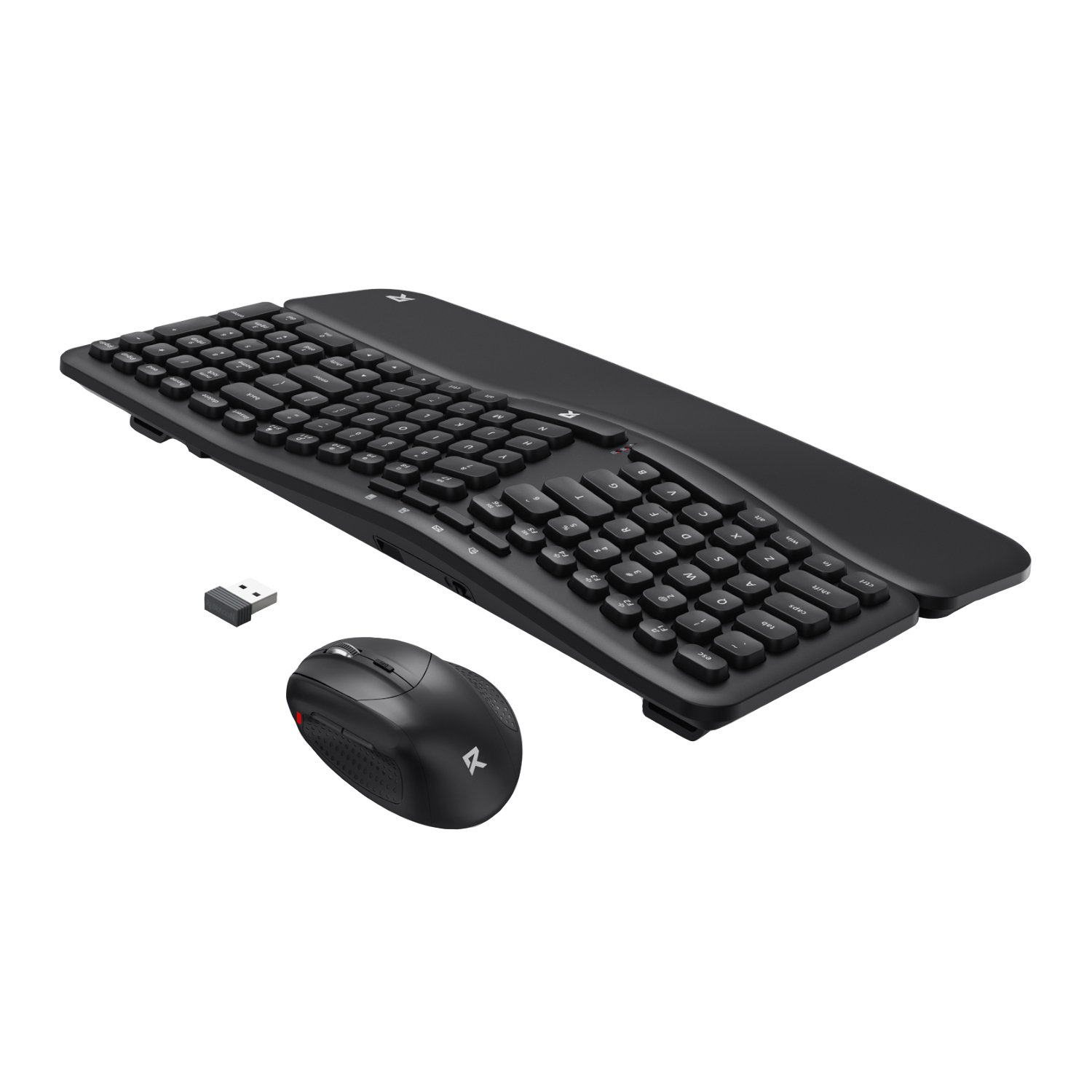 Redragon BS7161 2.4G Wireless Keyboard and Mouse Combo - Black - Image 5