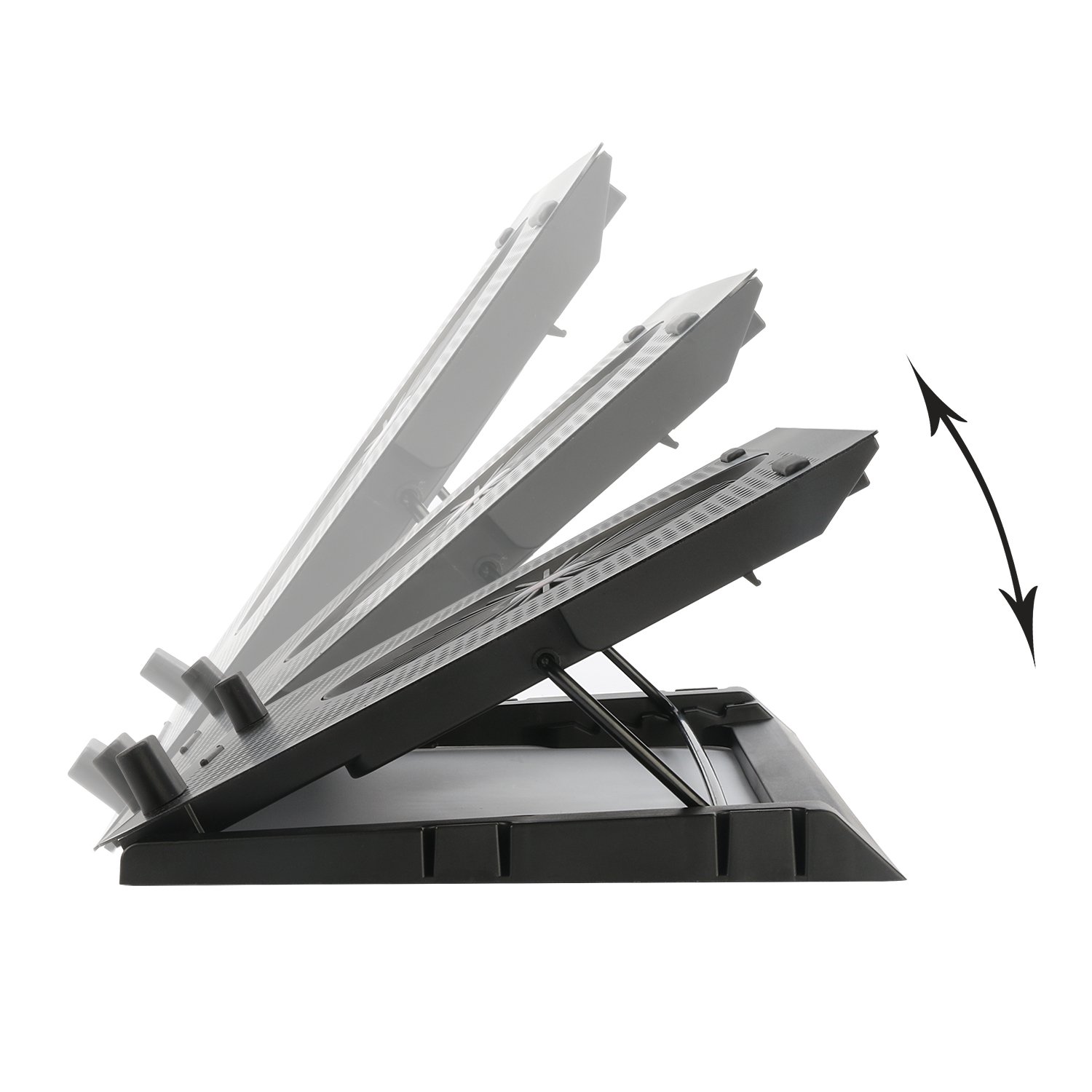 REDRAGON Dual USB 5 Fan RGB Gaming Notebook Stand - Image 8