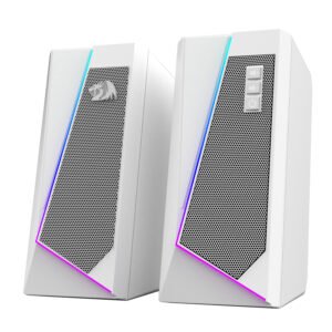 Redragon GS20W ANVIL 3W 2.0 RGB Stereo Desktop PC Speakers - White - TauTech South Africa