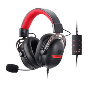 REDRAGON Over-Ear AURORA Gaming Headset - Black - TauTech South Africa