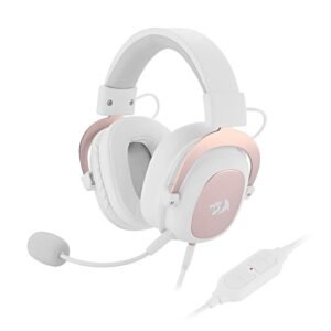 REDRAGON Over-Ear ZEUS 2 USB Gaming Headset - White - TauTech South Africa