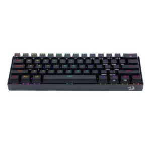 REDRAGON DRACONIC PRO Mechanical 61 Key|Bluetooth 5.0|RGB 9 Colour Modes|Rechargable Battery|Type-C Charging Cable Gaming Keyboard - Black - TauTech South Africa
