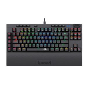 Redragon K588 RGB Pro BROADSWORD TKL Mechanical Wired Gaming Keyboard - Black - TauTech South Africa