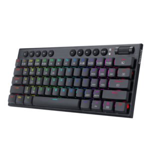REDRAGON Horus Mini 61Key Red Switch RGB Low Profile Gaming Mechanical Keyboard - Black - TauTech South Africa
