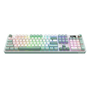 Redragon WYVERN K761 Pro Full-size RGB Wireless Mechanical Gaming Keyboard - White/Green - TauTech South Africa