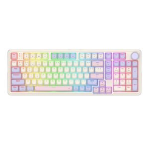 Redragon K768 EISA 100 RGB Wireless Gaming Keyboard - Lilac - TauTech South Africa