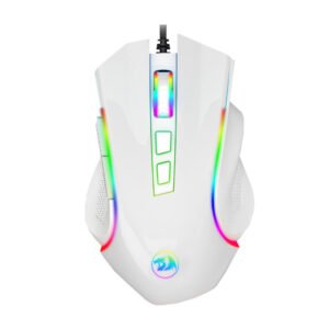 REDRAGON GRIFFIN 7200DPI Gaming Mouse - White - TauTech South Africa