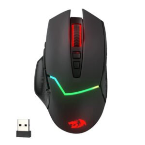 REDRAGON Mirage Pro 8000DPI RGB Wireless Gaming Mouse - Black - TauTech South Africa