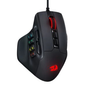 REDRAGON Aatrox 6200DP RGB MMO Gaming Mouse - Black - TauTech South Africa