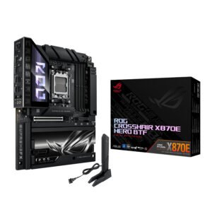 ASUS ROG CROSSHAIR X870E HERO BTF AMD AM5 ATX Gaming Motherboard - TauTech South Africa