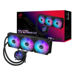 Asus ROG STRIX LC III 360 ARGB LCD All-in-one CPU Liquid Cooler - Black - TauTech South Africa