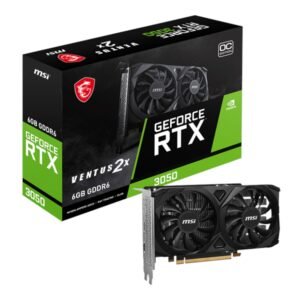 MSI GeForce RTX 3050 VENTUS 2X E 6GB OC Graphics Card - TauTech South Africa