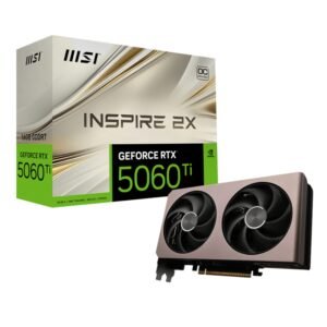 MSI GeForce RTX 5060 Ti 16GB INSPIRE 2X OC Graphics Card - TauTech South Africa