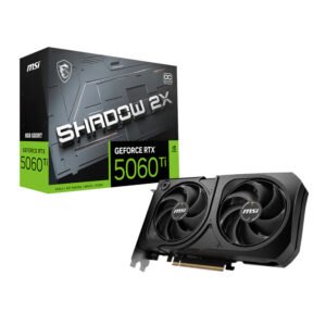 MSI GeForce RTX 5060 Ti SHADOW 2X OC PLUS 128-bit GDDR7 8GB Graphics Card - TauTech South Africa
