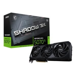 MSI GeForce RTX 5070 Ti 16GB GDDR7 SHADOW 3X OC Graphics Card - TauTech South Africa