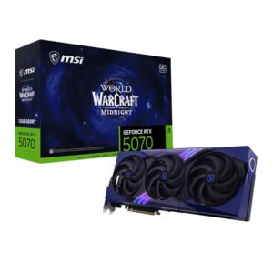 MSI GeForce RTX 5070 12GB World of Warcraft MIDNIGHT VOID EDITION OC Graphics Card - TauTech South Africa