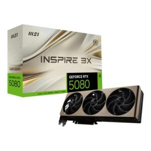MSI GeForce RTX 5080 16GB INSPIRE 3X OC Graphics Card - TauTech South Africa