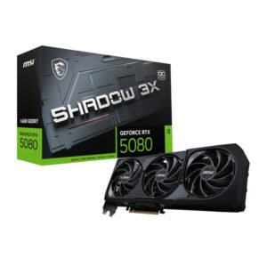 MSI GeForce RTX 5080 SHADOW 3X OC 16GB GDDR7 Graphics Card - TauTech South Africa
