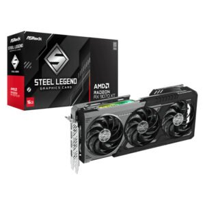 ASRock Radeon RX9070 XT Steel Legend Dark 16GB Graphics Card - TauTech South Africa