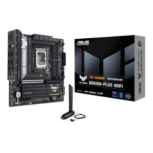 Asus TUF Gaming B860M-Plus Wi-Fi M-ATX Motherboard – Intel LGA1851, DDR5, PCIe 5.0. Wi-Fi 7 - TauTech South Africa