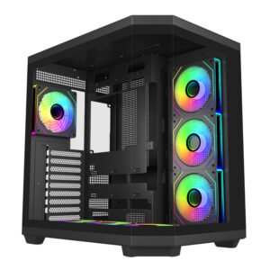 FSP U580 ARGB ATX Ultra Tower Gaming Chassis - Black - TauTech South Africa