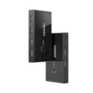 UGREEN USB 2.0 4-Port Switch Box, with 1.5m USB Cables - TauTech South Africa
