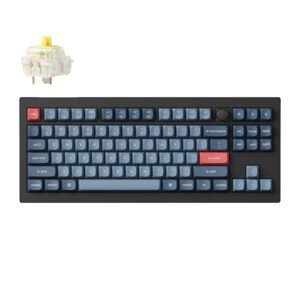 Keychron V3 Max QMK/VIA 80% Wireless Custom Mechanical Keyboard (Banana Switch) – Carbon Black - TauTech South Africa