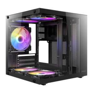 Antec VCX10M ARGB Micro-ATX | ITX Mini-Tower Gaming Chassis - Black - TauTech South Africa
