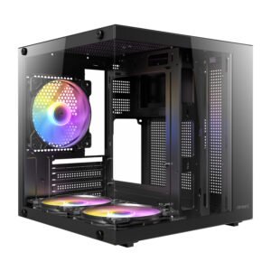 Antec VCX10M RGB Micro-ATX | ITX Mini -Tower Gaming Chassis - Black - TauTech South Africa
