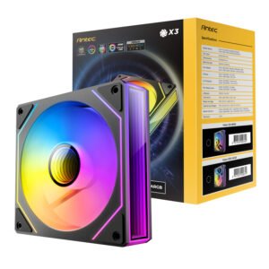 Antec VISION PWM 120mm ARGB Infinity Mirror Case Fan 3 Pack Black - TauTech South Africa