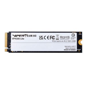 Patriot Viper VP4300 Lite 2TB Gen 4 M.2 PCIe NVMe SSD - TauTech South Africa