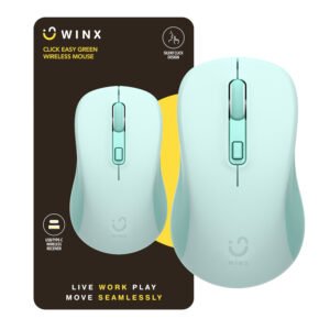 WINX CLICK Easy 1600DPI 2.4GHz Wireless Mouse - Green - TauTech South Africa